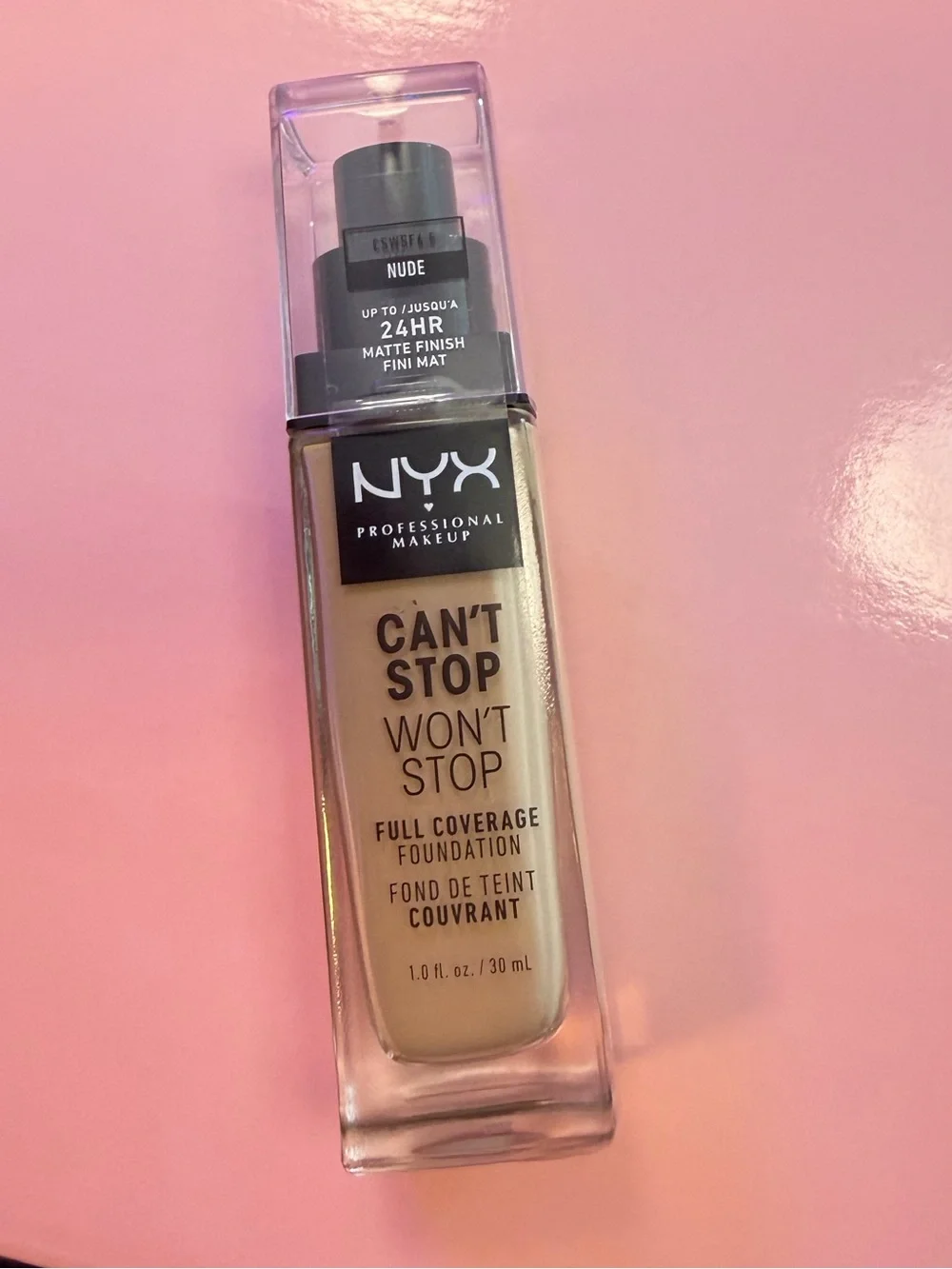 NYX Can't Stop Won't Stop Foundation - Nude light skin